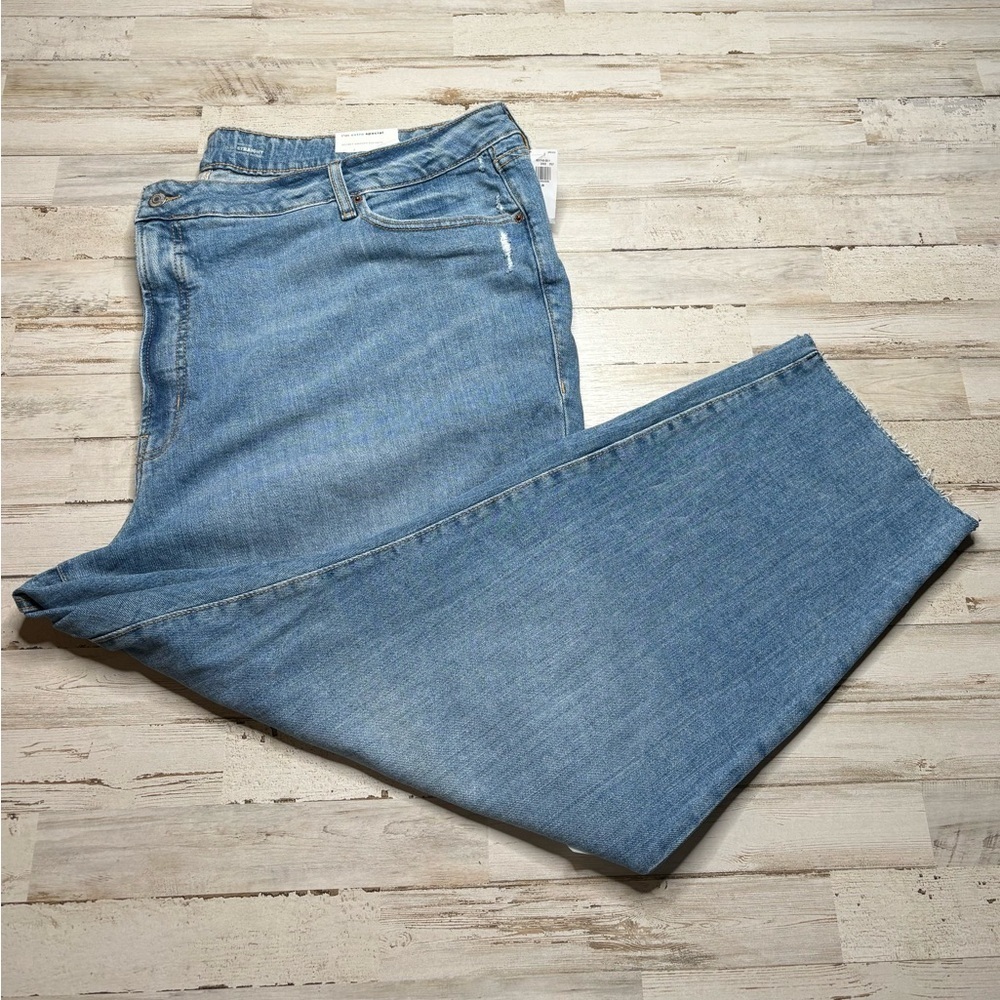 Old Navy Jeans O.G. Straight High Rise Distressed Size 28 NWT!